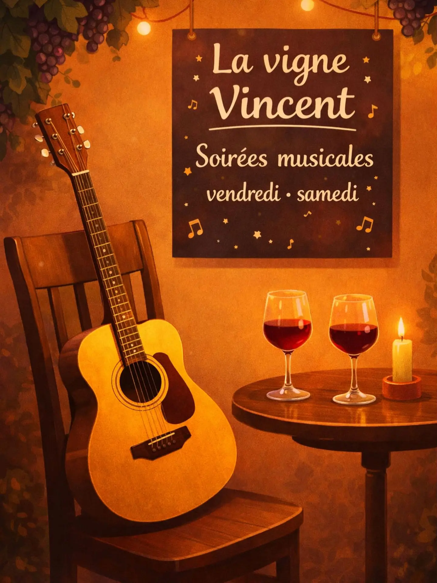 Les soirées musicales de la Vigne Vincent