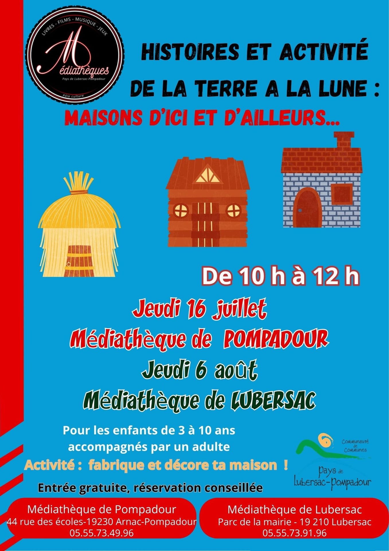 Histoires et activité : Maison d'ici et d'ailleurs