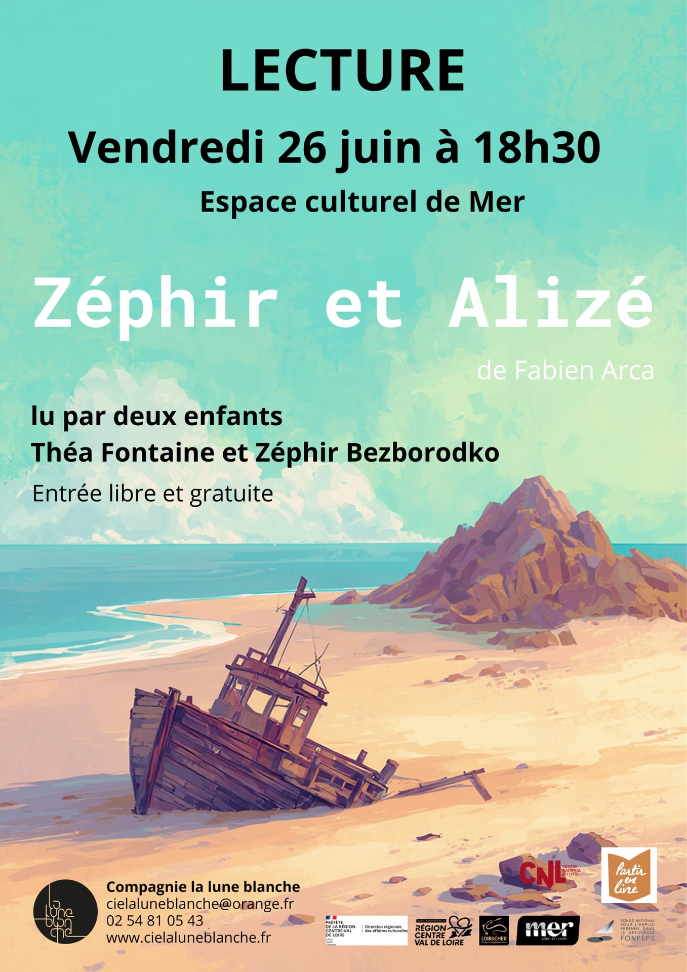 Lecture « Zéphir et Alizé »