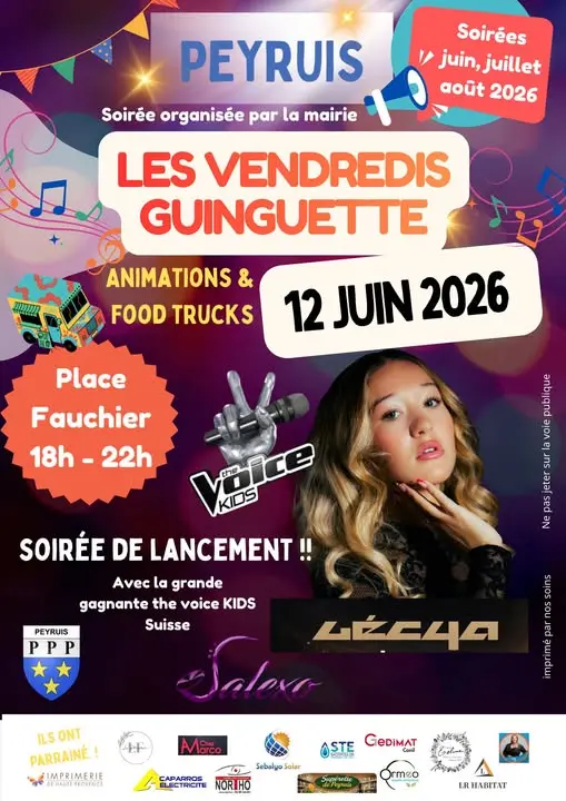 Vendredi en Guinguette à Peyruis