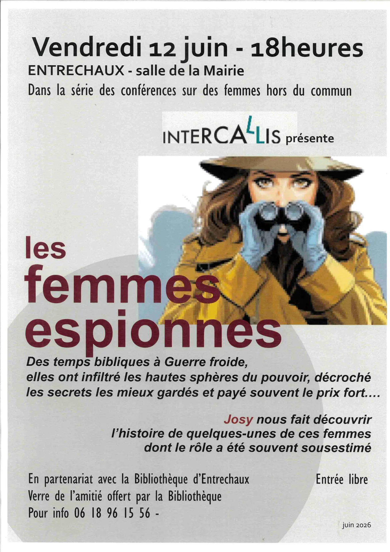 Conférence - "Les femmes espionnes"