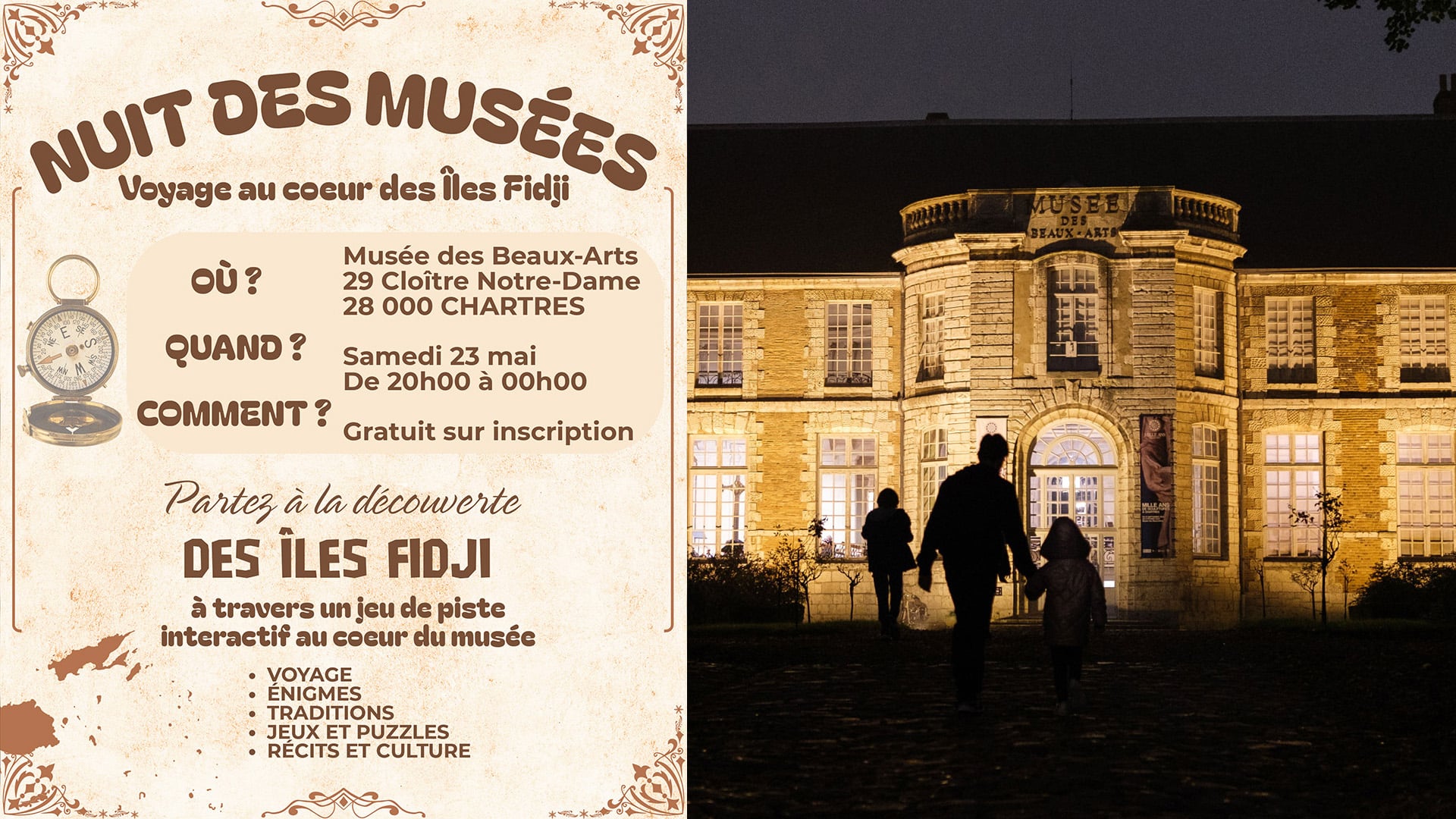 Voyage au coeur des Îles Fidji - Nuit des musées