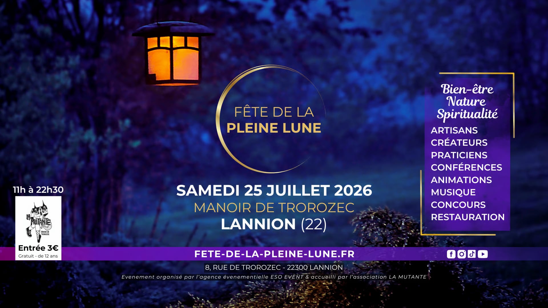 Fête de la pleine lune + Alizarina & Soloma