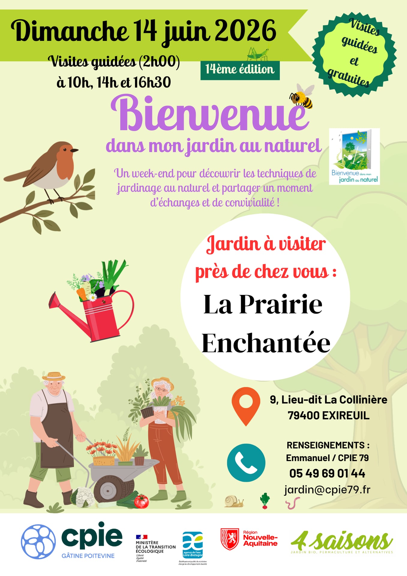 Bienvenue dans mon jardin au naturel : La Prairie Enchantée