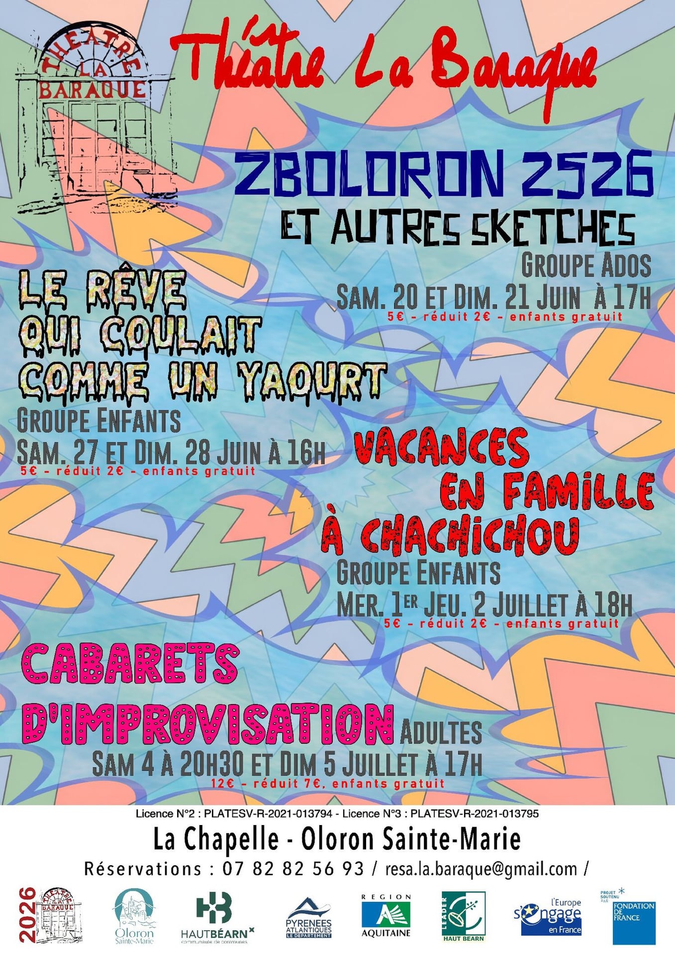 Théâtre: La Baraque "Cabaret d'improvisation"