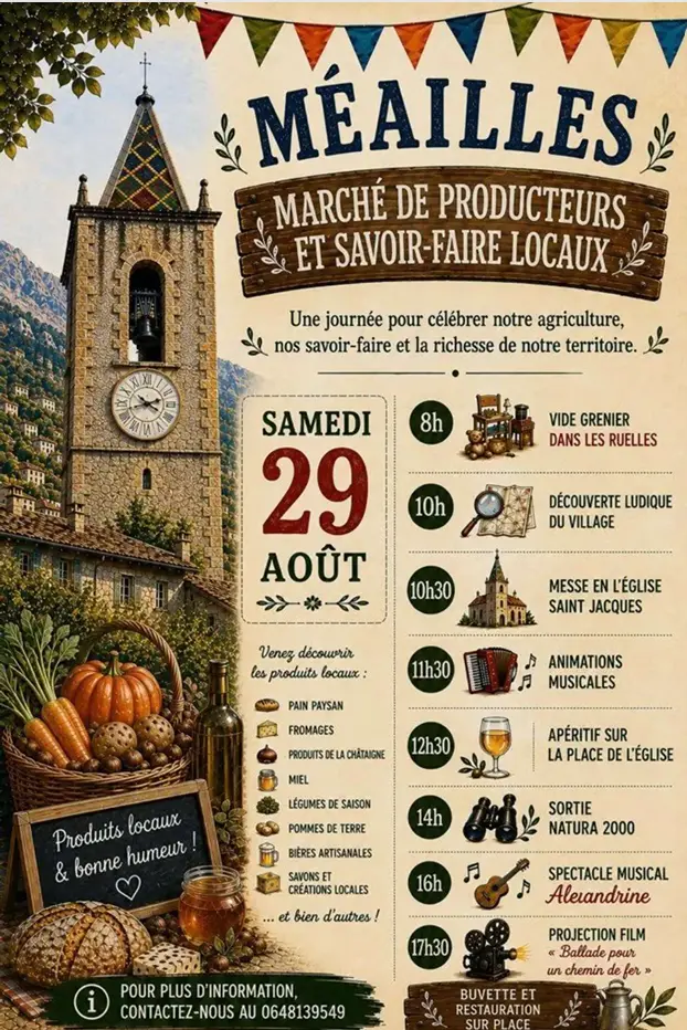Marché de producteurs et savoir-faire locaux