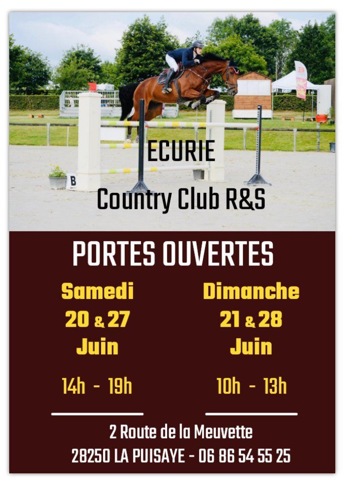 Portes ouvertes de l'écurie / Country Club R&S