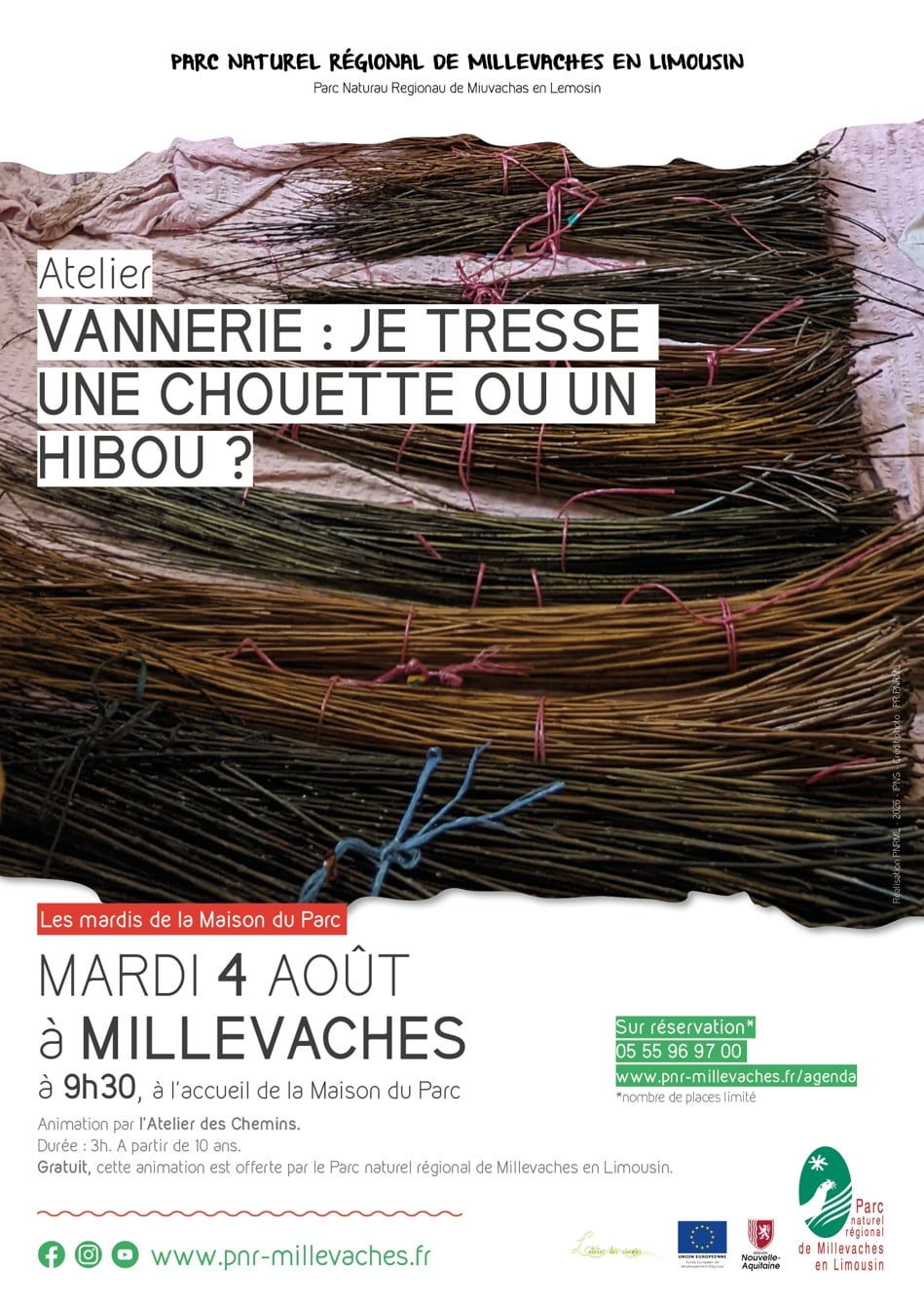 Atelier je tresse une chouette ou un hibou?