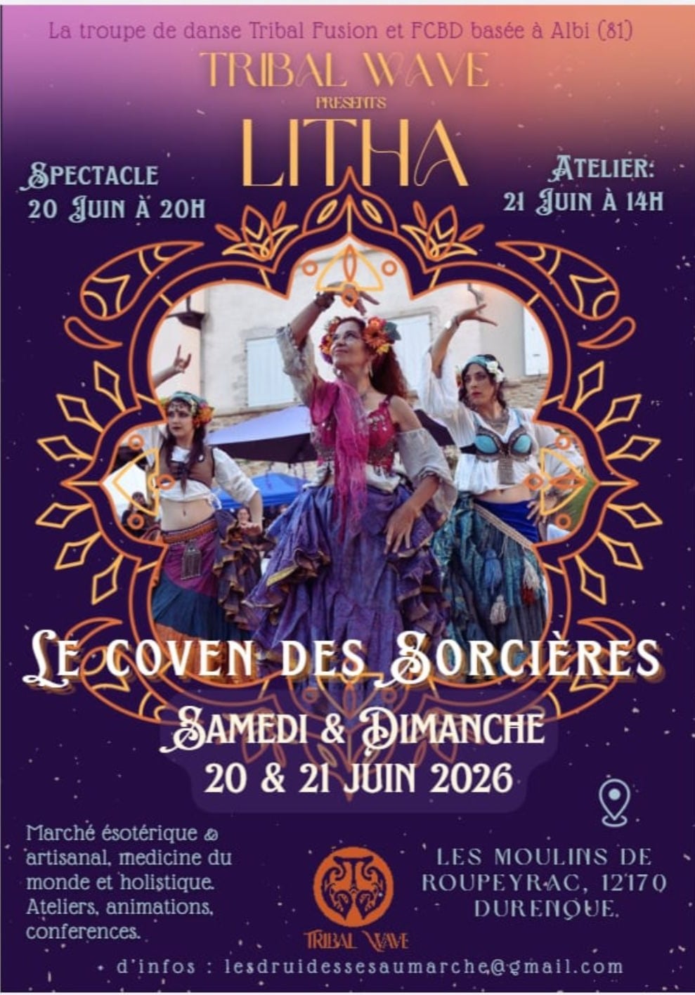 Litha : Spectacle et Atelier Le Coven des Sorcières