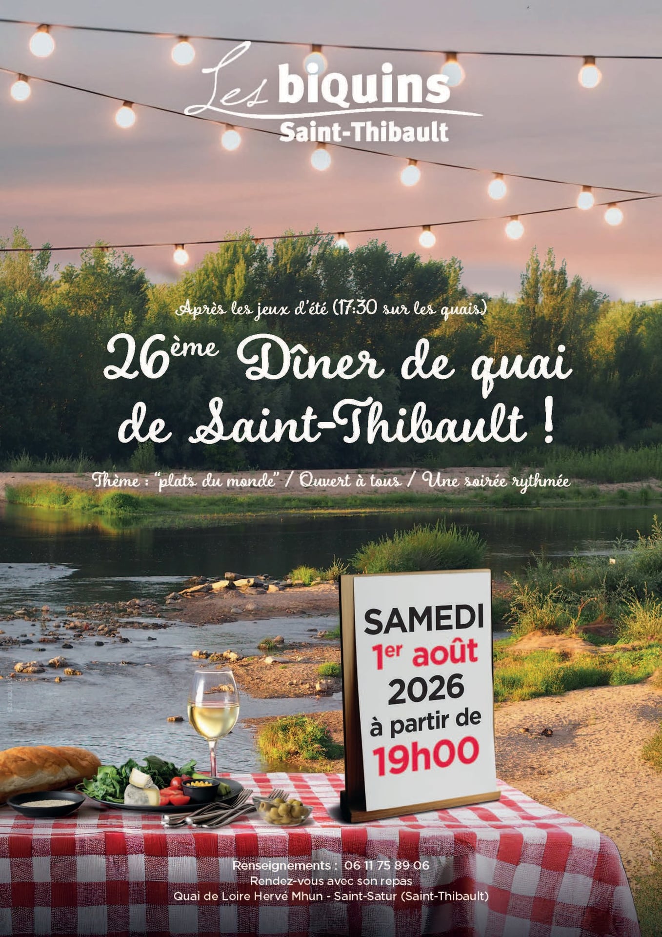Dîner de Quai  : les plats du monde