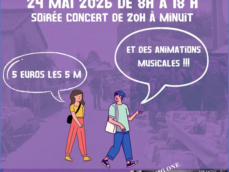 Brocante vide-grenier et soirée concert