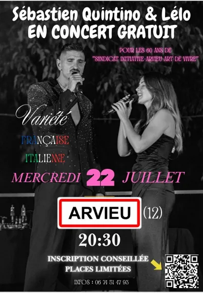 Concert pour les 60 ans d'Arvieu Art de Vivre