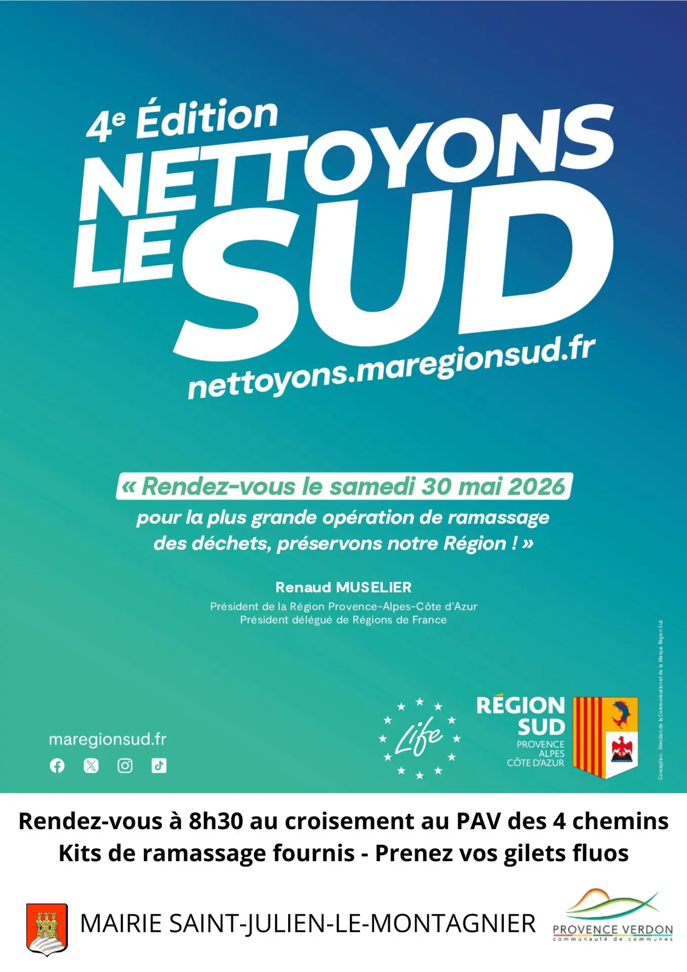 Ramassage des déchets | Nettoyons le Sud