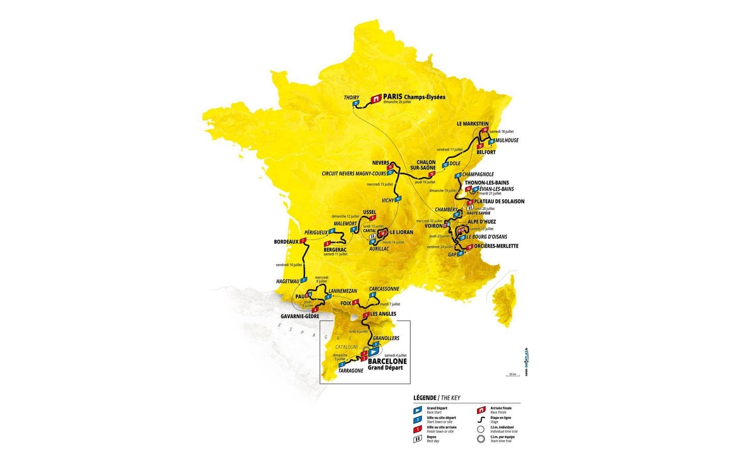 Tour de France 2026 : Etape Lannemezan / Pau