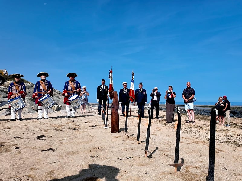 Festival La Semaine Acadienne : Cérémonie en hommage aux soldats acadiens