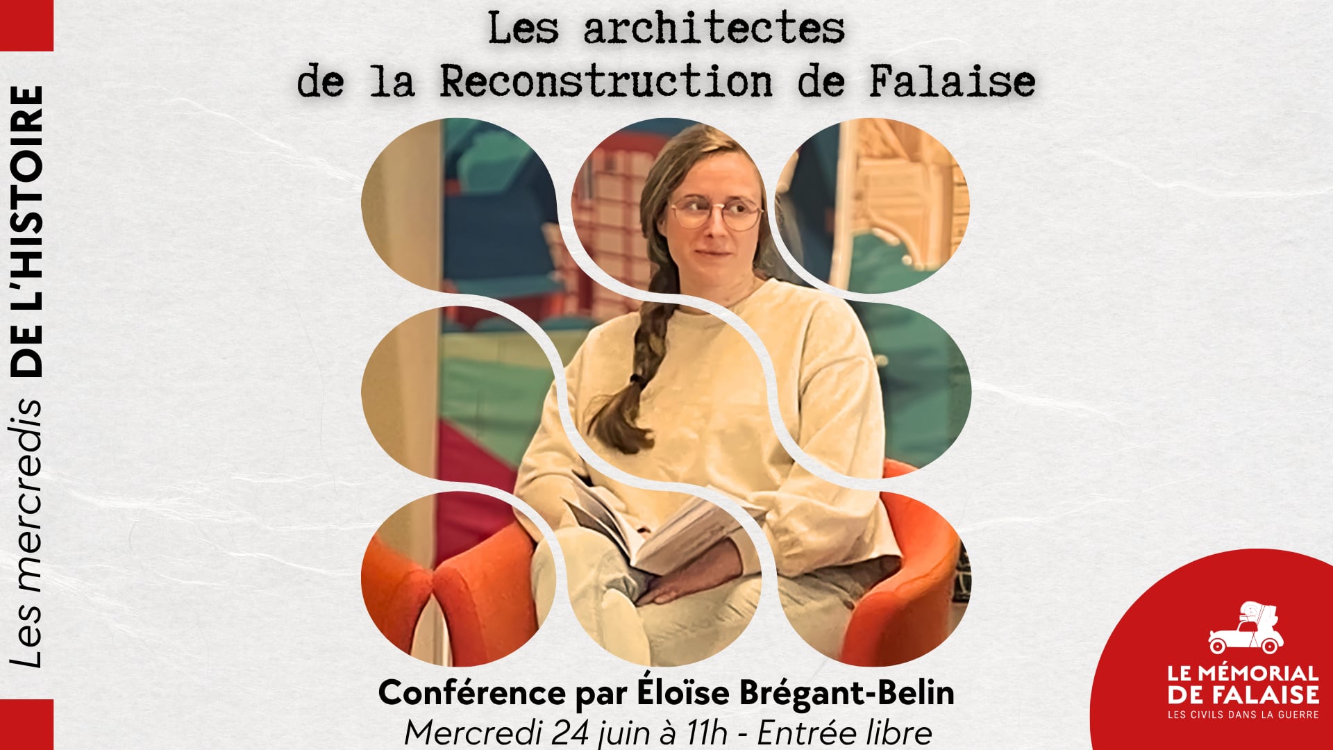 Conférence "Les architectes de la Reconstruction de Falaise" par Éloïse Brégant-Belin