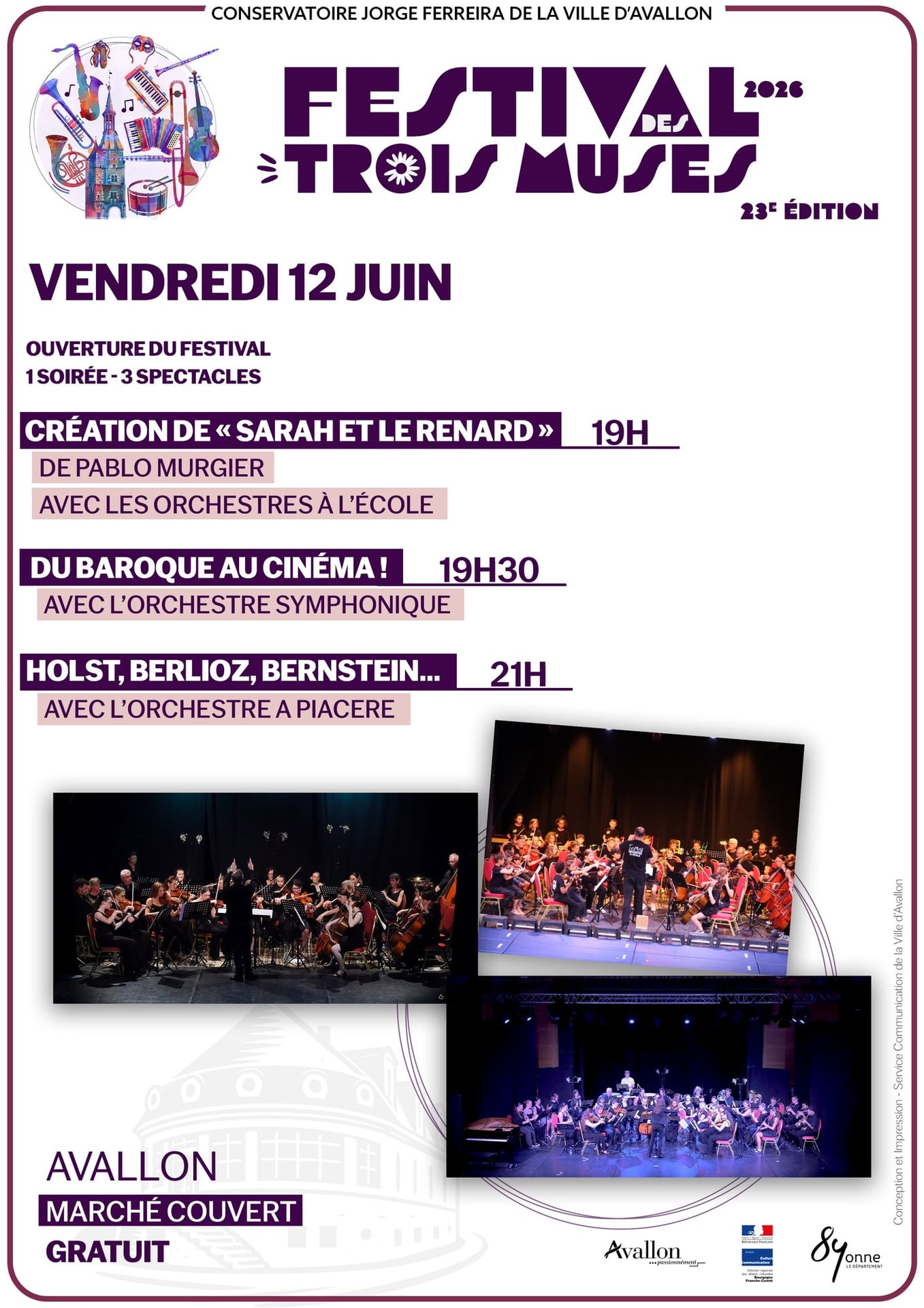 Festival des Trois Muses (#FDTM) - Soirée d'ouverture