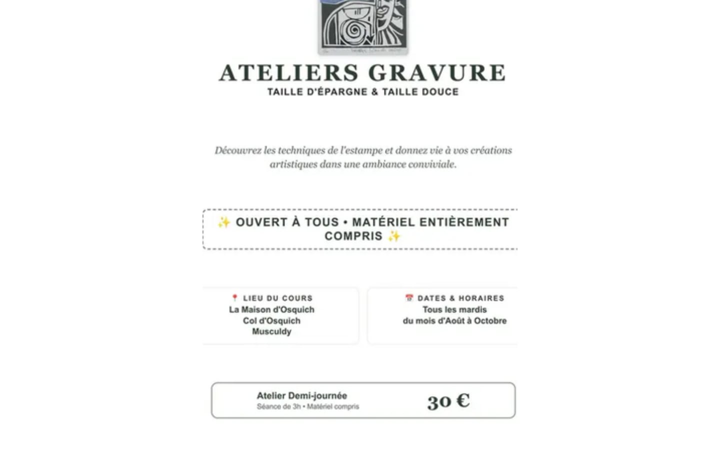 Atelier de gravure