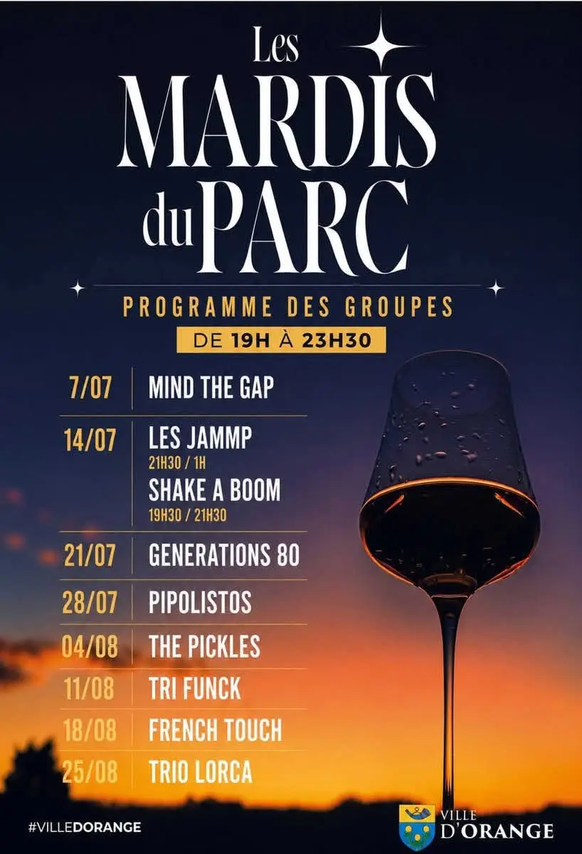 Les mardis du Parc : 14 juillet