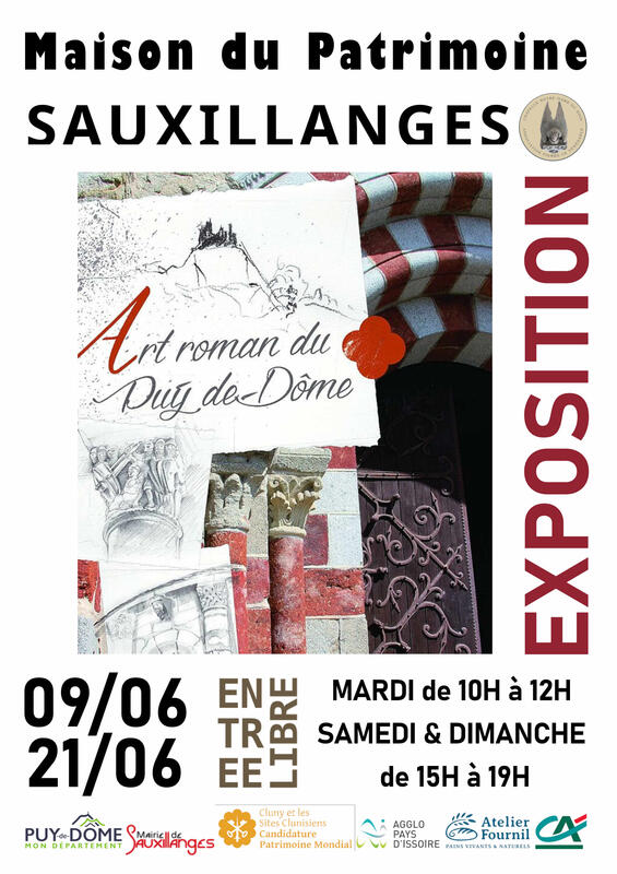 "Art Roman en Auvergne " l'exposition dans l'ancienne chapelle en juin.