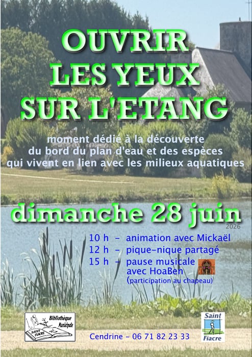 Ouvrir les yeux sur l’étang