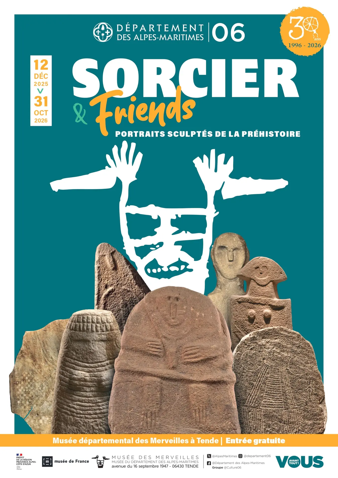 Exposition temporaire "Sorciers & Friends - Portraits sculptés de la Préhistoire"