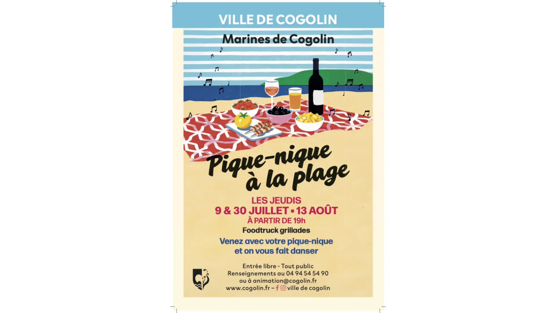 Pique nique à la plage