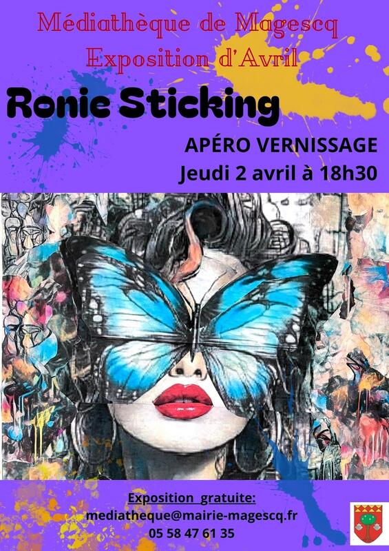 Exposition vernissage Ronie Sticking