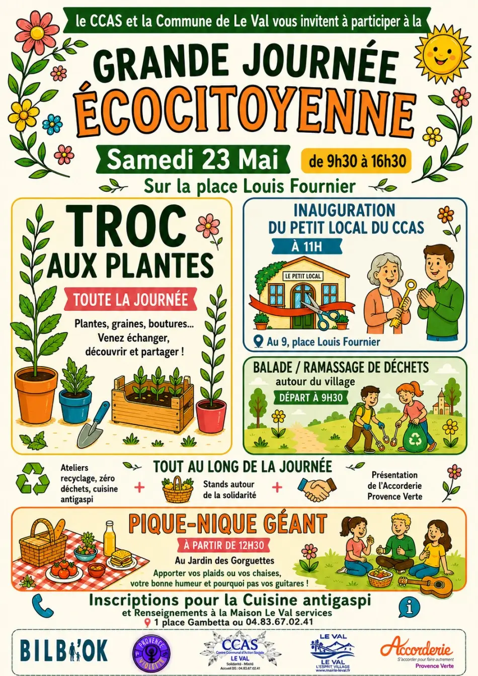 Troc aux plants, ramassage des déchets et animations | Grande journée écocitoyenne