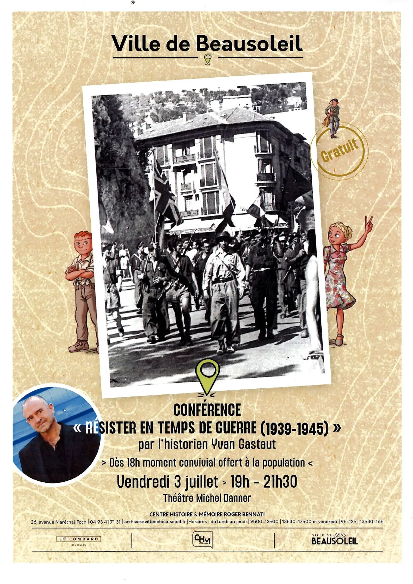 Conférence "Résister en temps de guerre (1939-45)" de Yvan Gastaut
