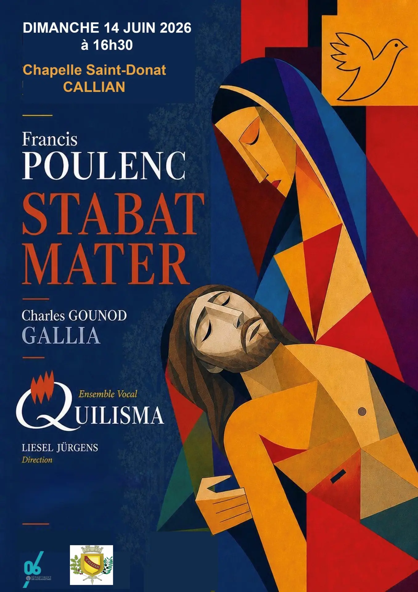 Concert de l'Ensemble Vocal QUILISMA de Nice