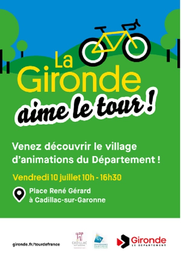 Le Tour de France à Cadillac-sur-Garonne
