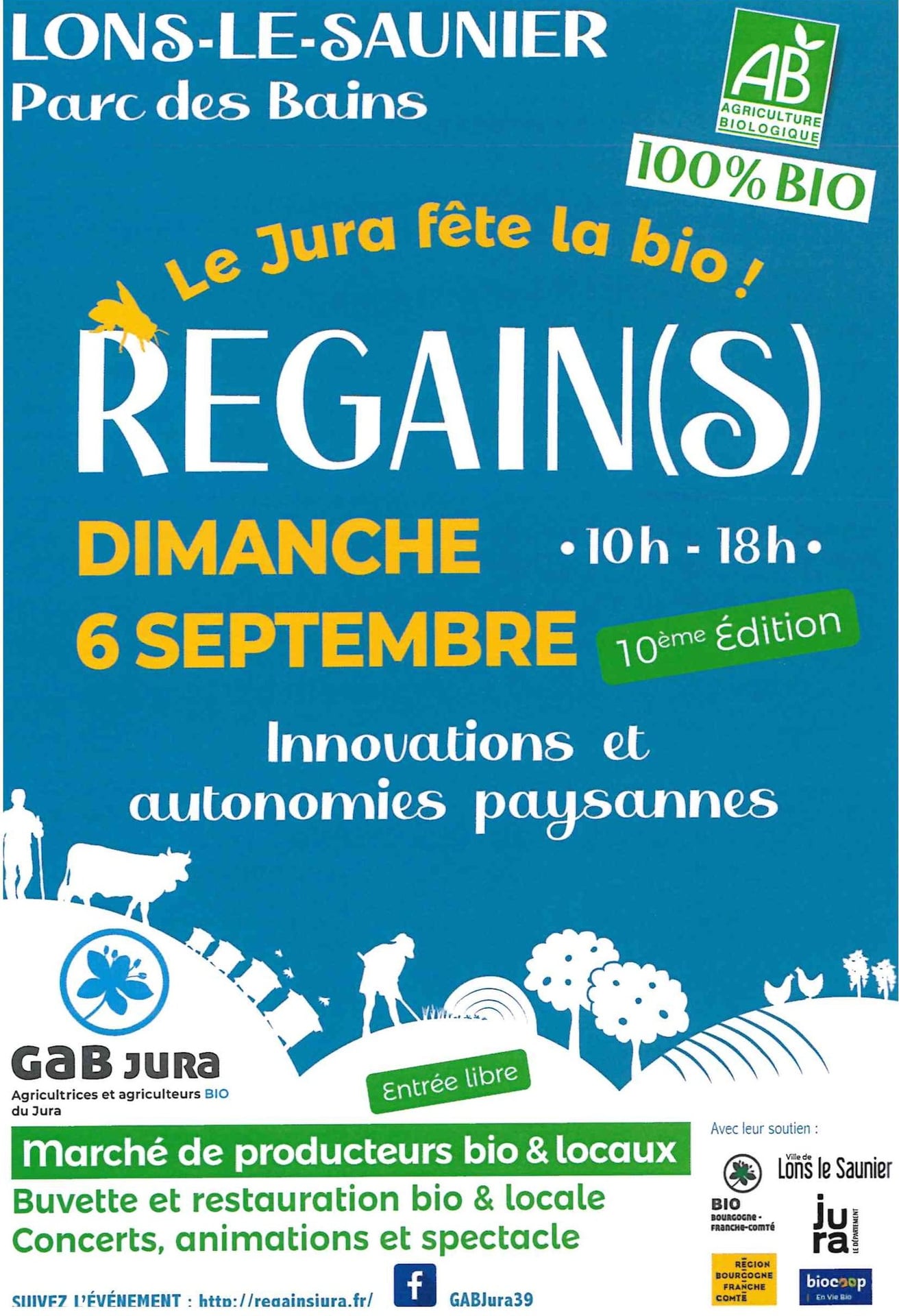 Regain(s) Le Jura fête la Bio