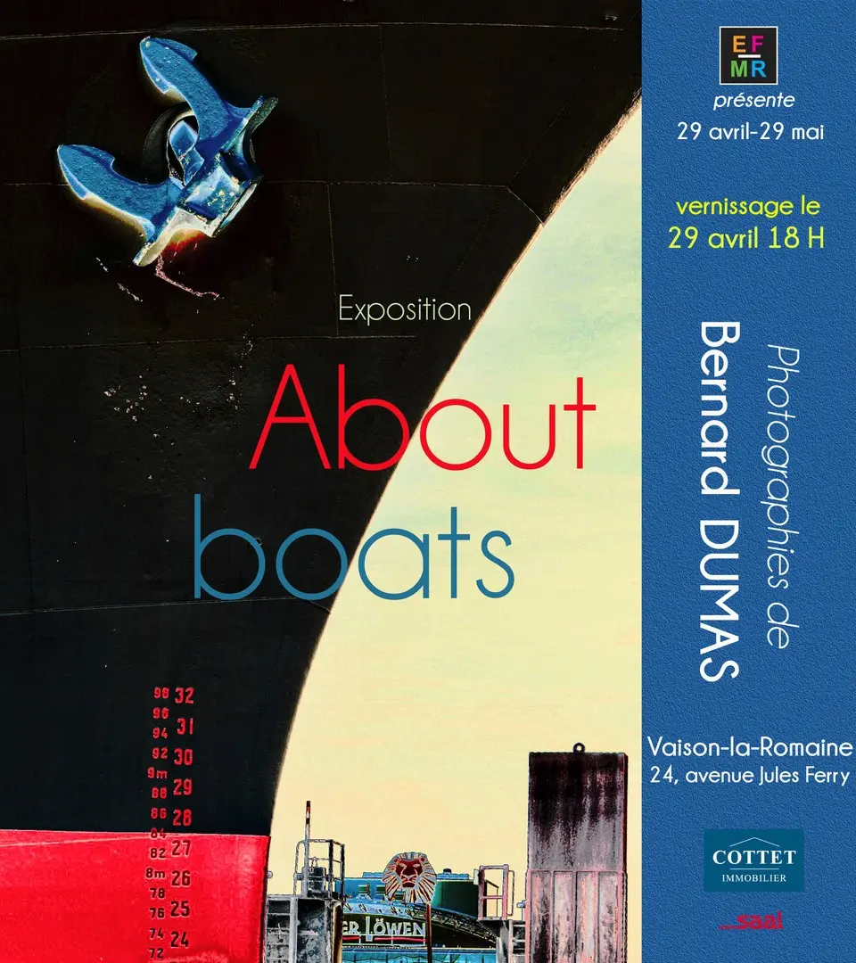 Exposition "About boats" - Photographies de Bernard Dumas
