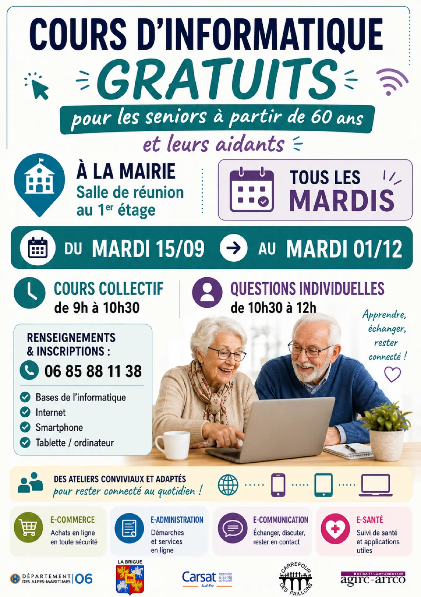 Cours d'informatique Seniors