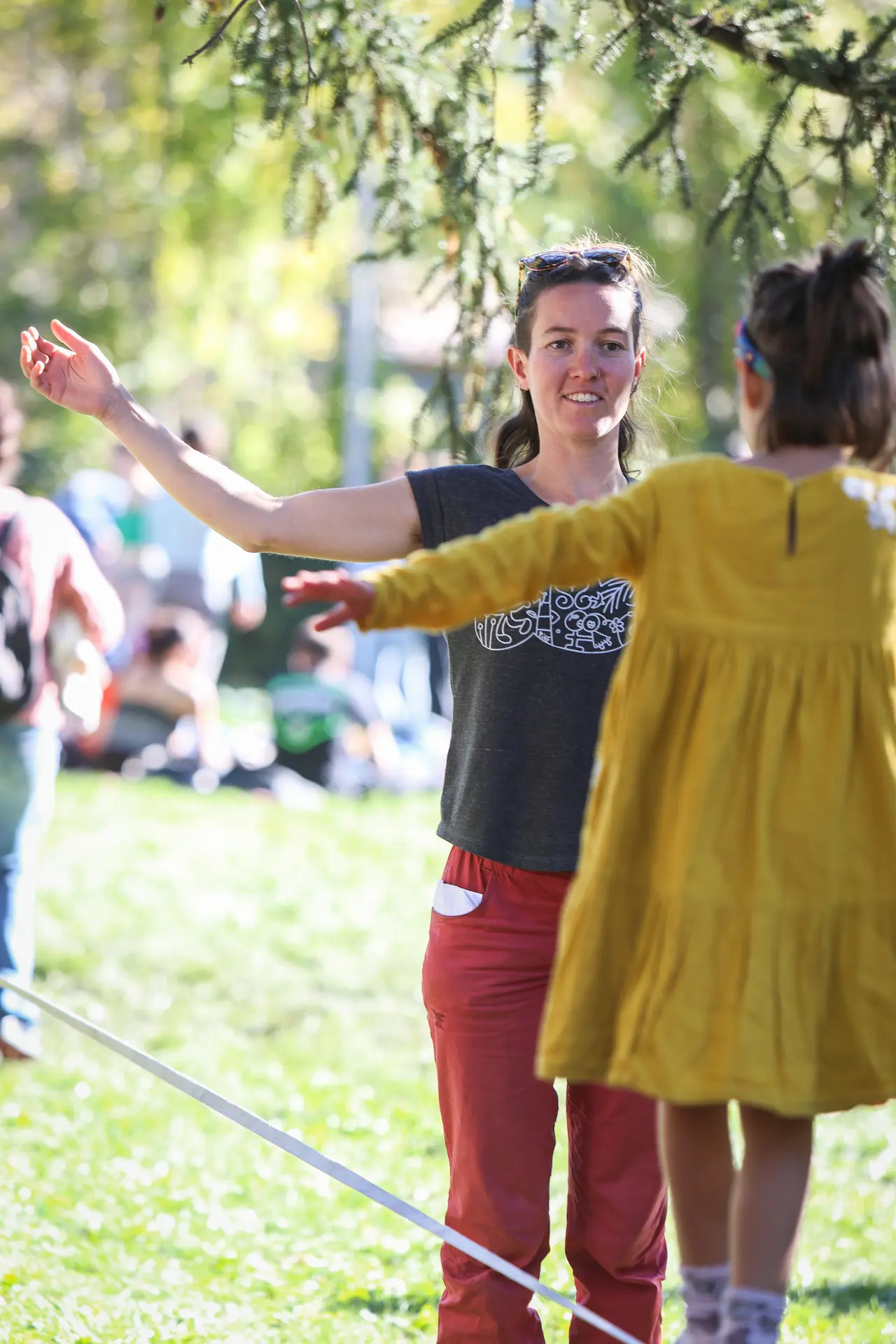 Initiation à la slackline - Association AlpLine
