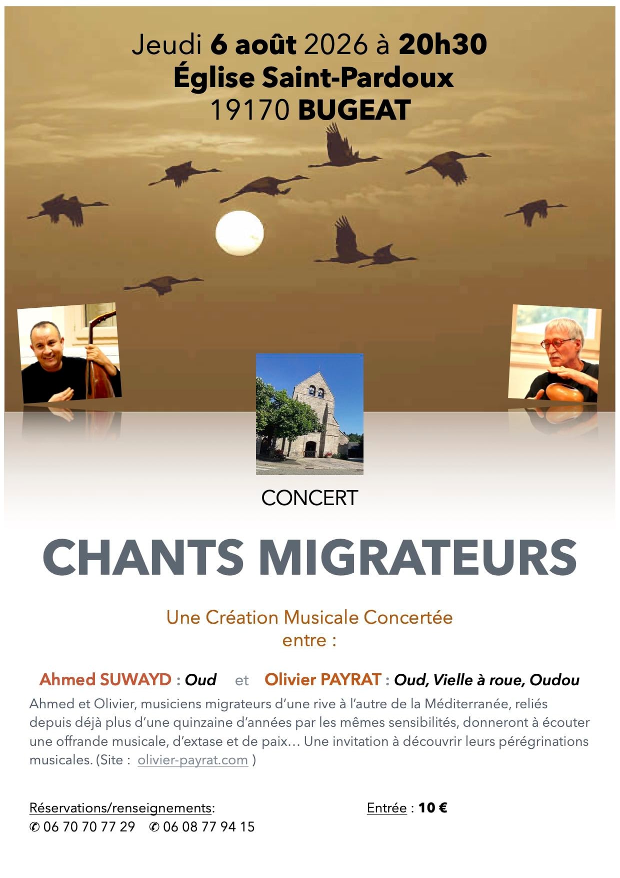 Concert Chants Migrateurs