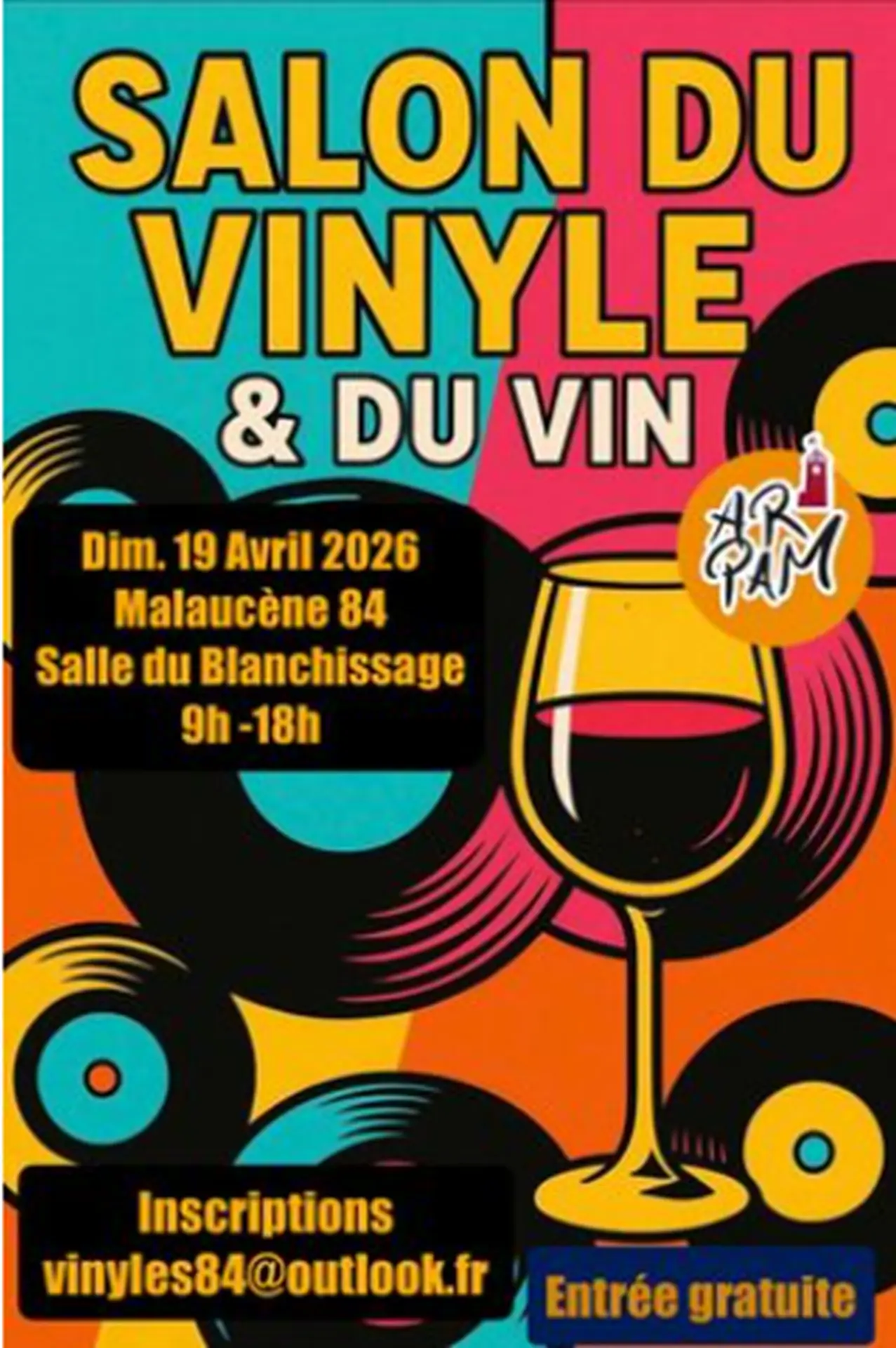 Bourse aux vinyles et dégustation de vins