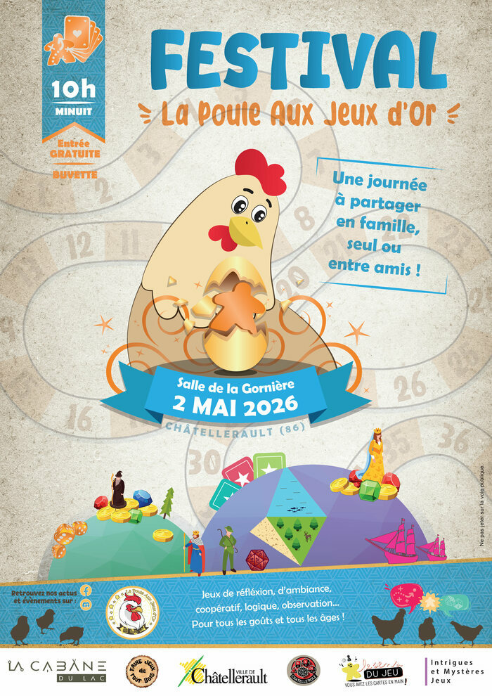 Festival de jeux de société "La Poule Aux Jeux d'Or"