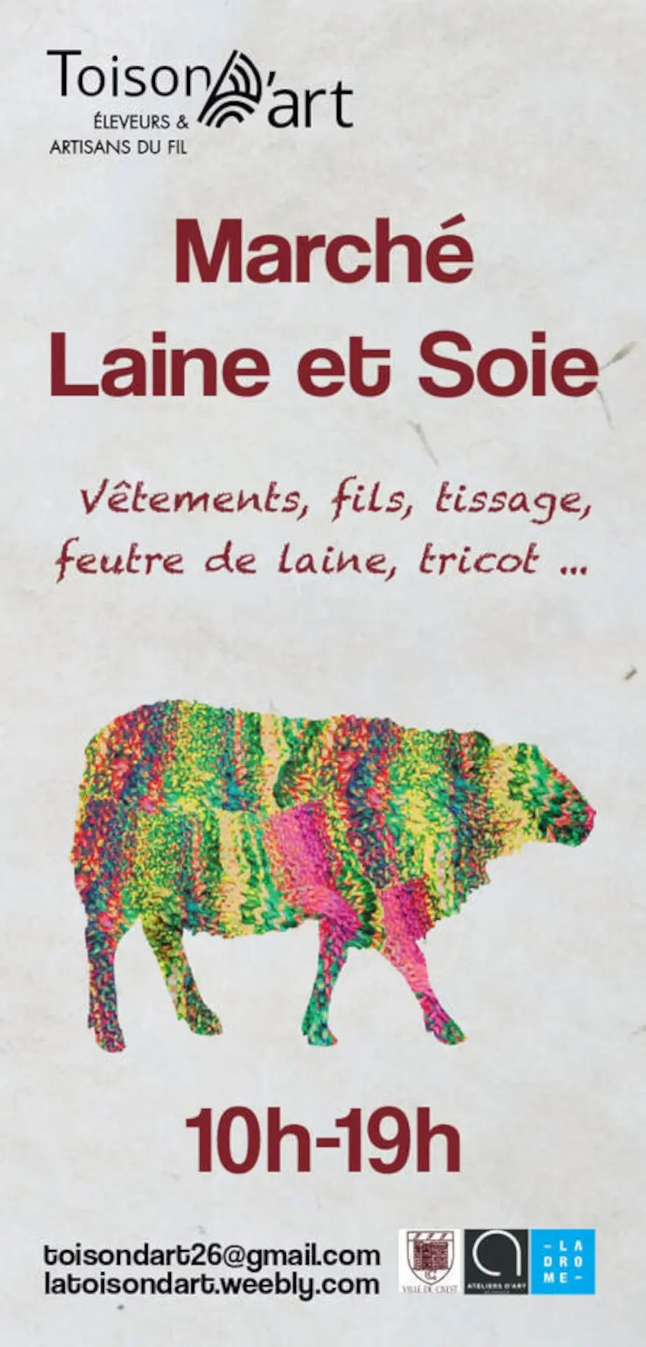 Marché laine et soie