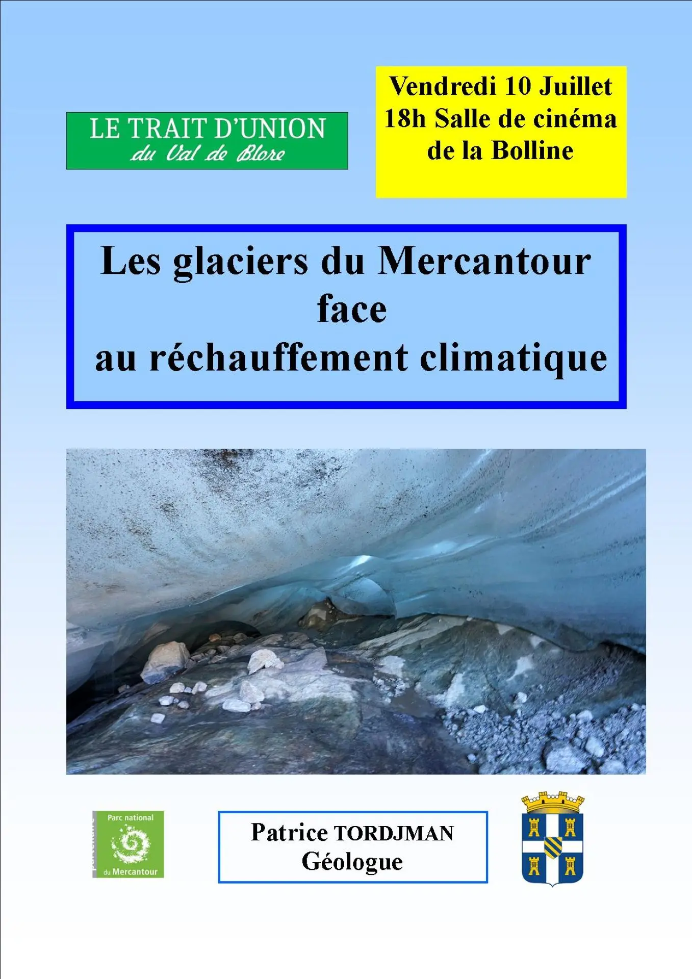 Conférence « Les Glaciers du Mercantour face au Réchauffement Climatique »