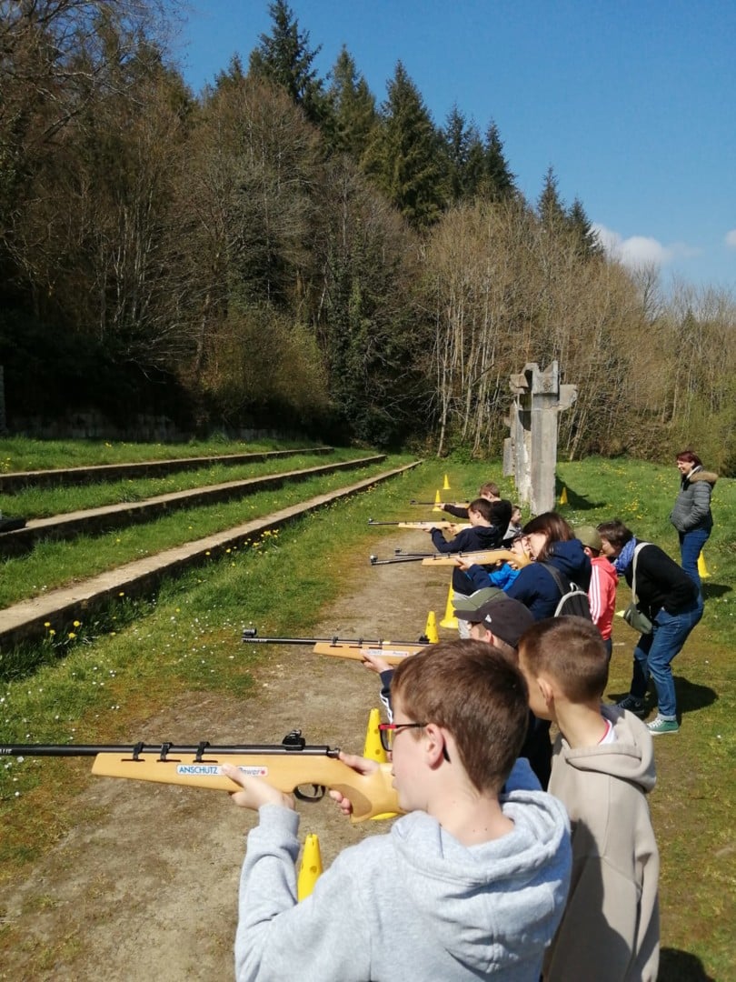 Biathlon carabine laser