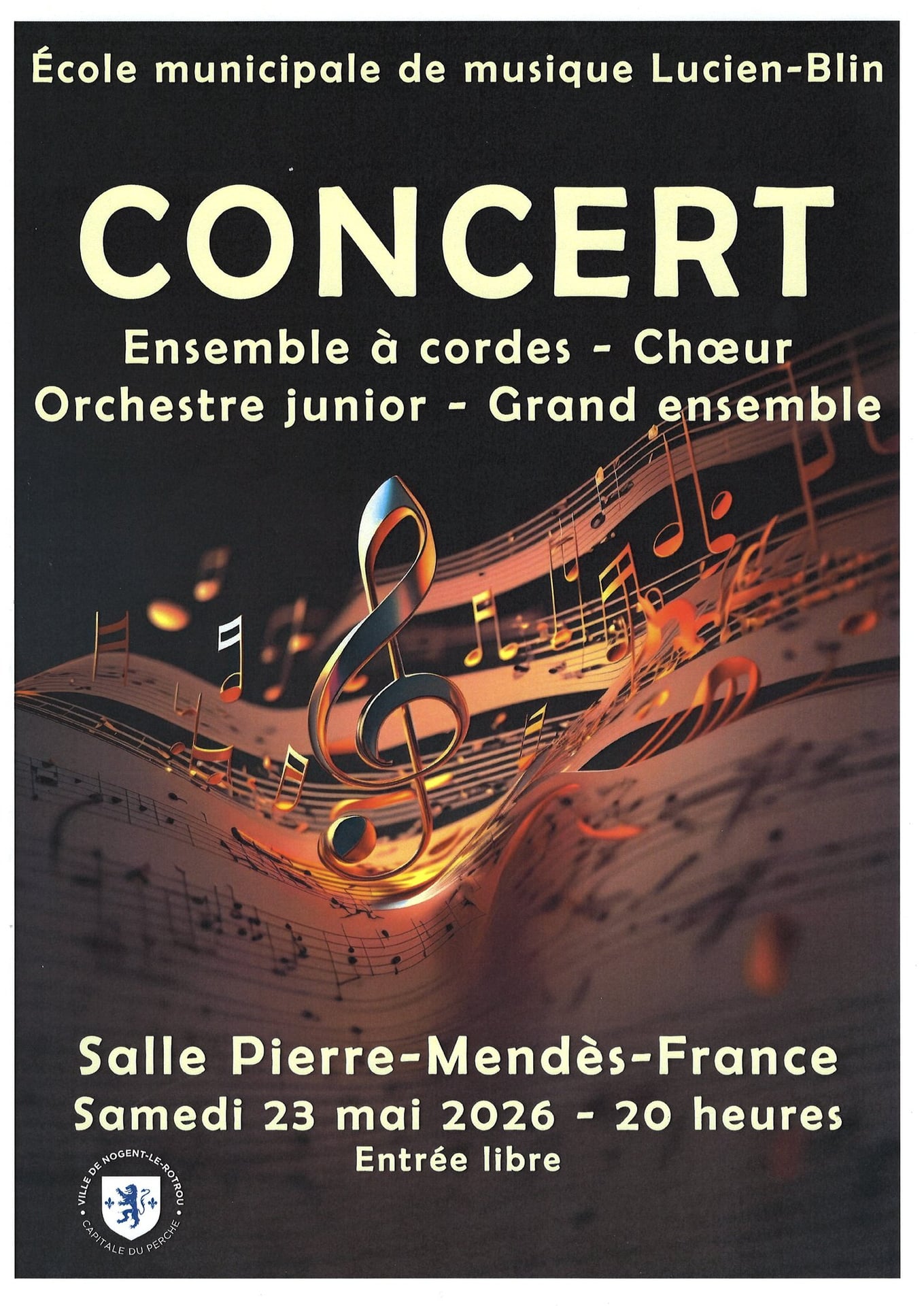 Concert grand ensemble de l'école de musique