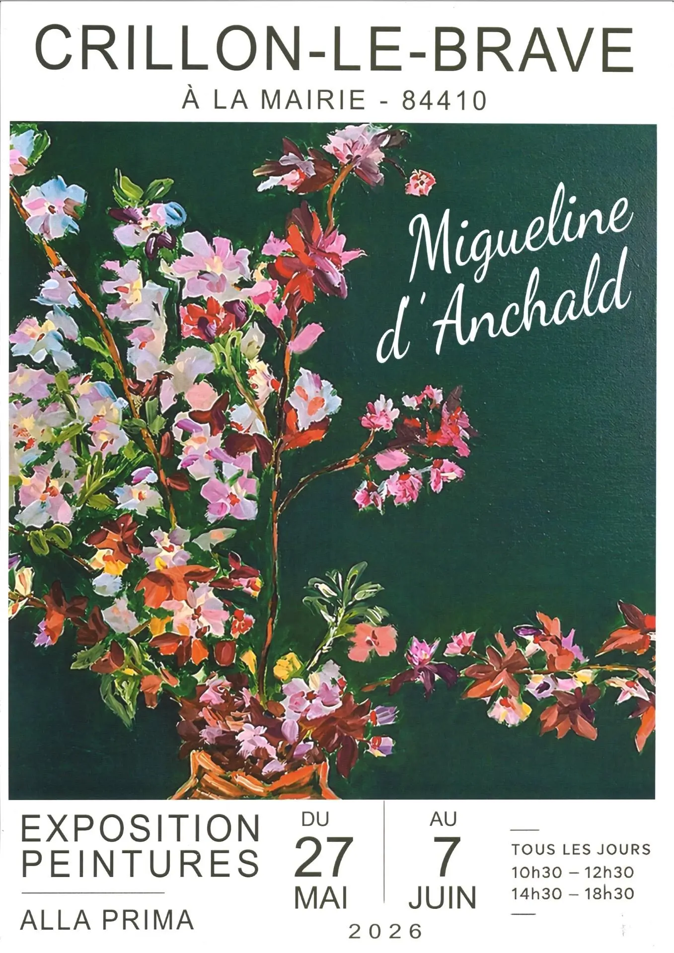 Exposition des peintures de Migueline d'Anchald