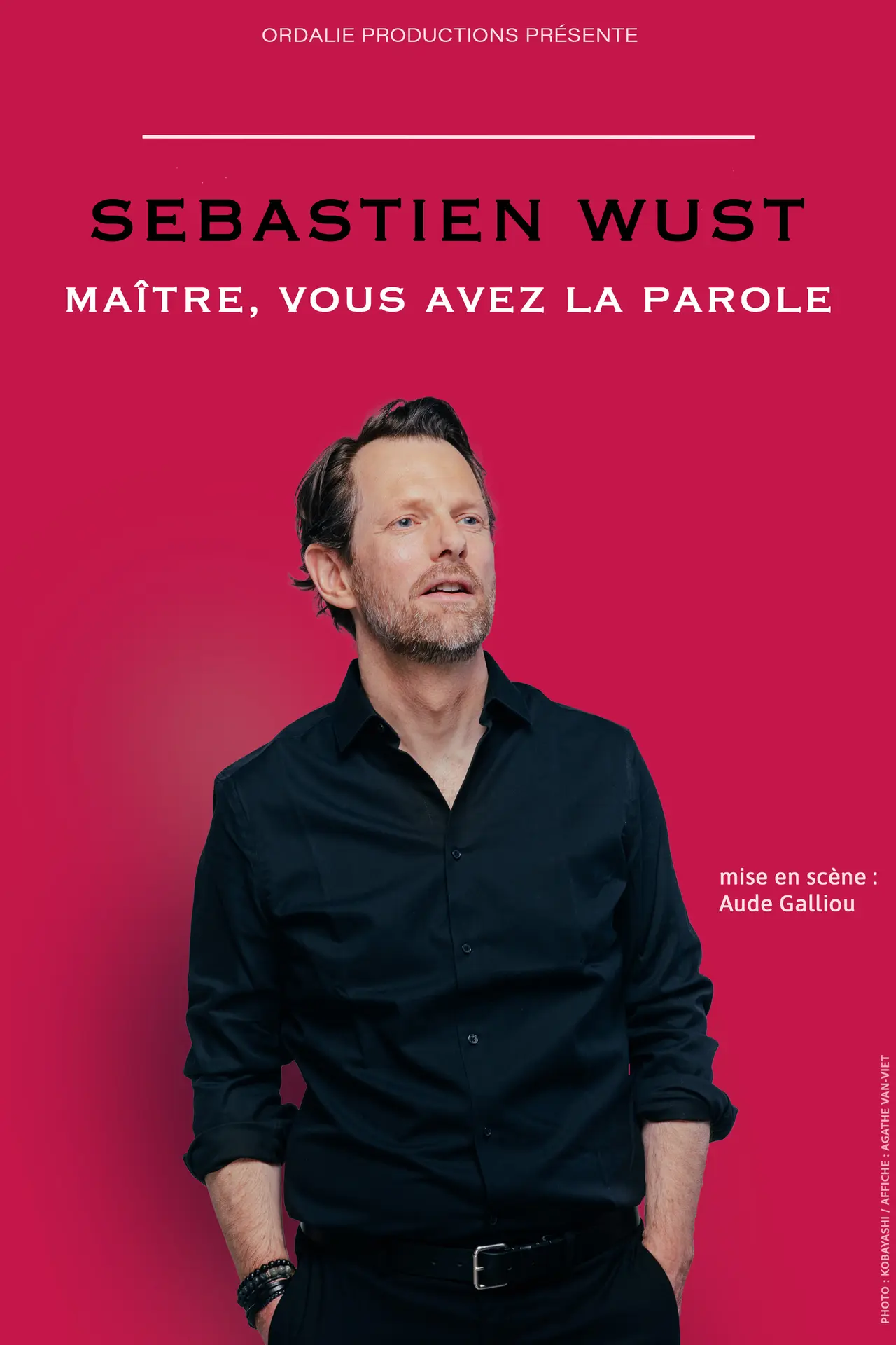 Spectacle - Sébastien Wust "Maître, vous avez la parole"