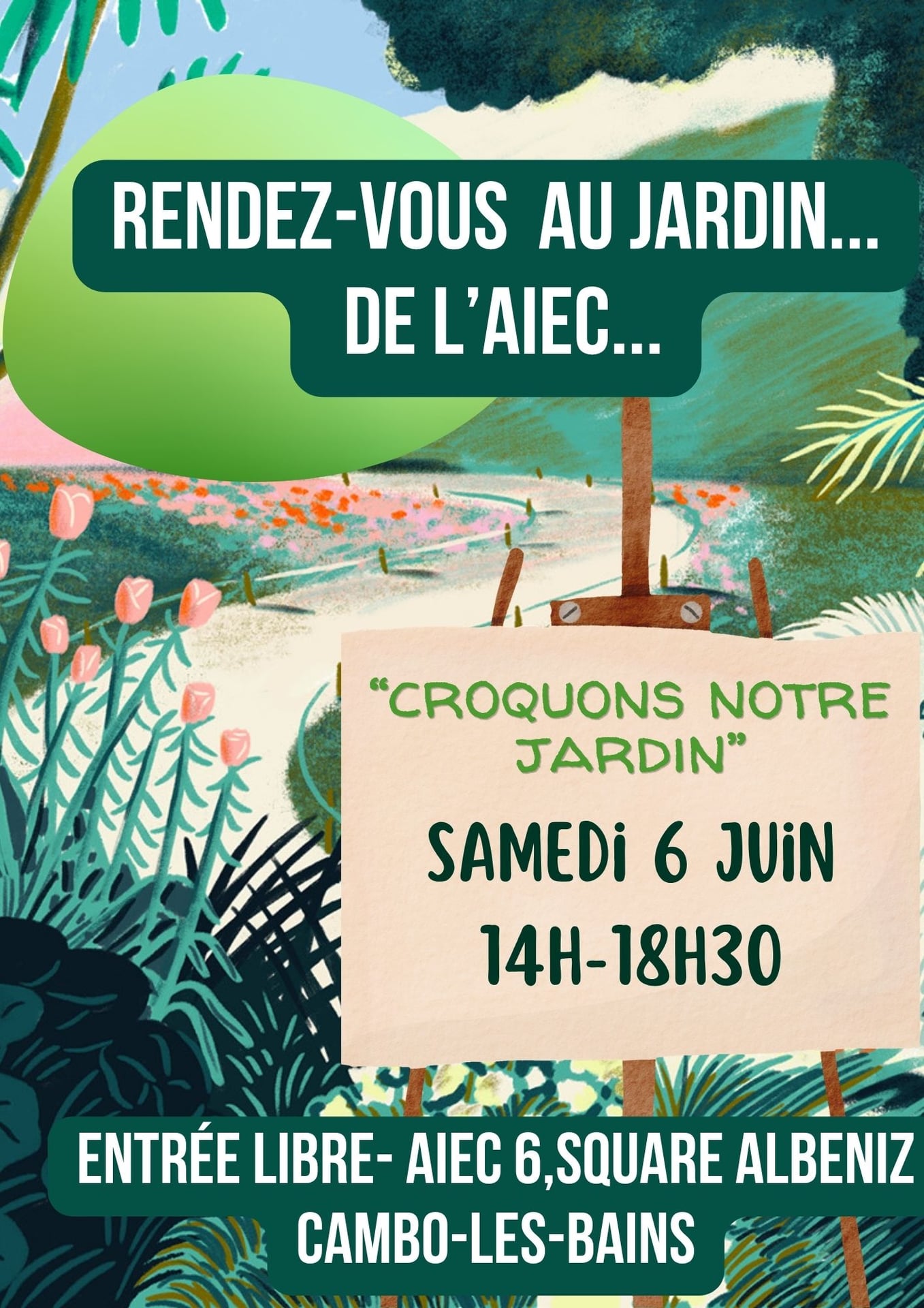 Rendez vous au jardin de l'AIEC