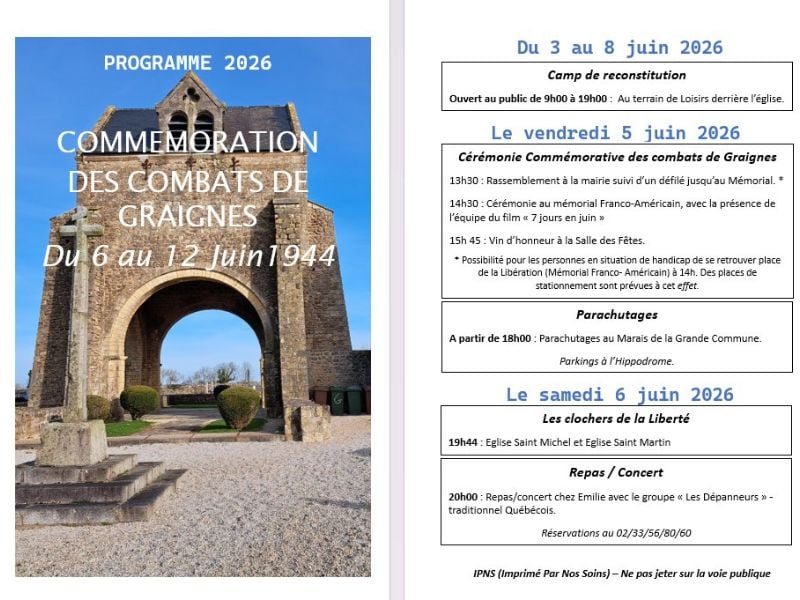 Commémorations des combats de Graignes