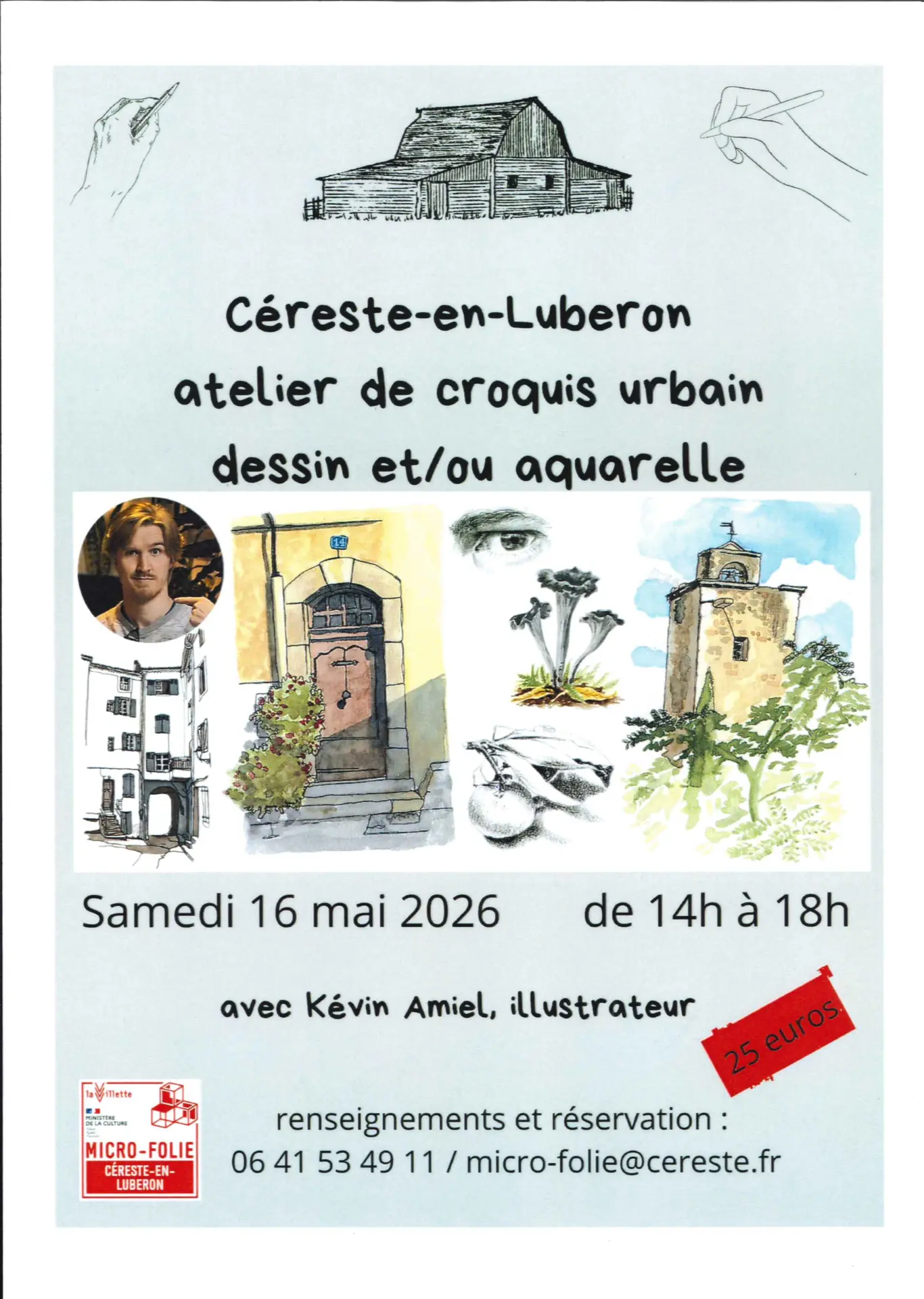 Atelier de croquis urbain