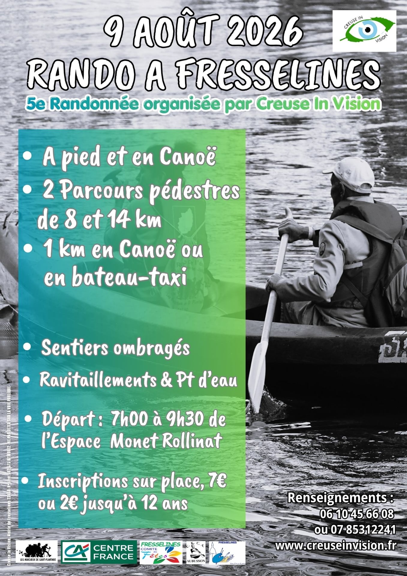 Rando à  pieds et en canoë