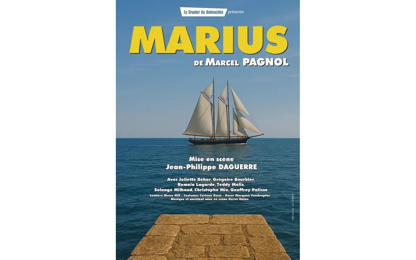 Citadelle en scènes : festival de théâtre en plein air : Marius de Marcel Pagnol